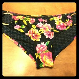 Large Victoria Secret bikini bottom floral rose